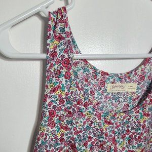 COMFORTABLE FLORAL SLEEVELESS TOP